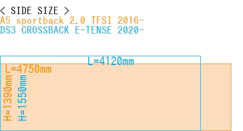 #A5 sportback 2.0 TFSI 2016- + DS3 CROSSBACK E-TENSE 2020-